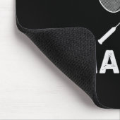Badminton Master Funny Badminton Player Shuttle Ra Mousepad (Ecke)