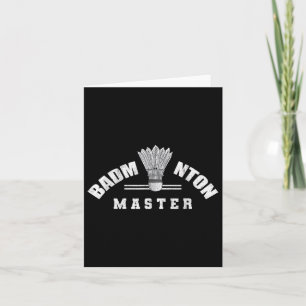 Badminton Master Shuttle Birdie Badminton Karte