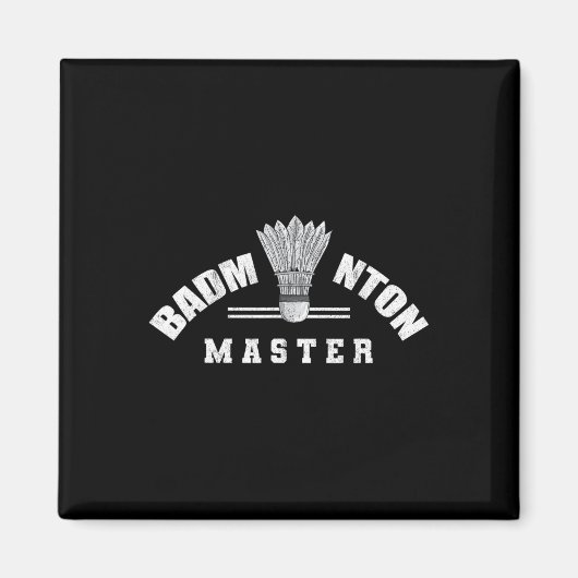 Badminton Master Shuttle Birdie Badminton Magnet (Vorne)