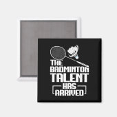 Badminton-Match-Talent-Shuttle-Spieler Badminton  Magnet (Vorderseite/Rückseite)