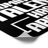 Badminton-Match-Talent-Shuttle-Spieler Badminton Poster (Ecke)