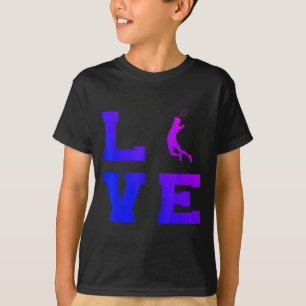 Badminton Mens Womens Badminton Player Shuttle T-Shirt