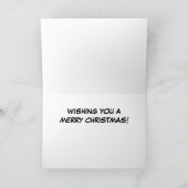 Badminton Merry Christmas Feiertagskarte (Innenseite)