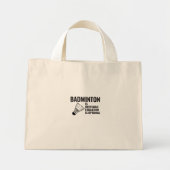 Badminton Mini Stoffbeutel (Vorne)