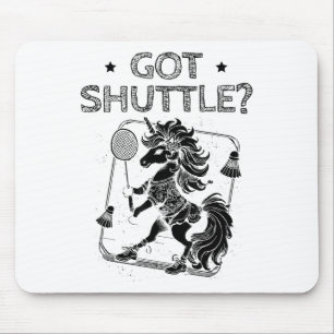 Badminton-Modus auf Shuttle-Racket Mousepad