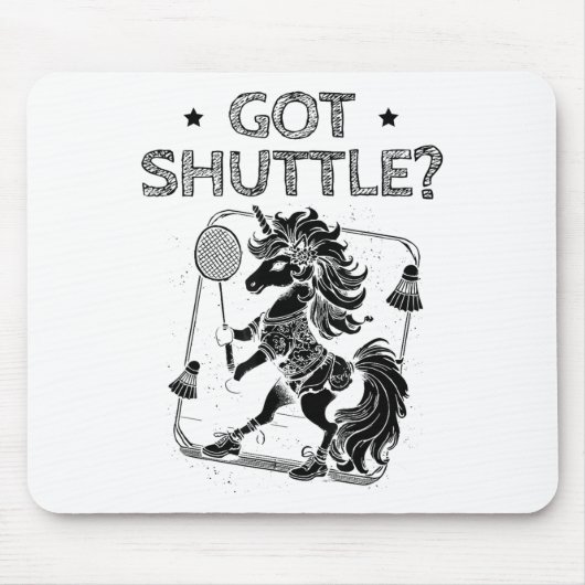 Badminton-Modus auf Shuttle-Racket Mousepad (Vorne)