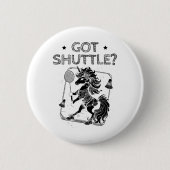 Badminton-Modus Auf Shuttle-Schläger Button (Vorderseite)