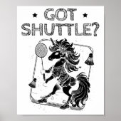 Badminton-Modus Ein Shuttle-Racket Poster (Vorne)
