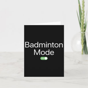 Badminton-Modus für das Smartphone-Design für Spor Karte