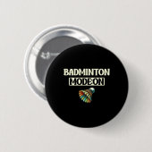 Badminton-Modus für einen lustigen bunten Shuttle Button (Vorne & Hinten)