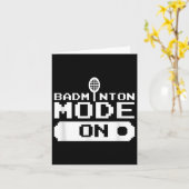 Badminton-Modus im Team-Shuttleservice Karte (Gelbe Blume)