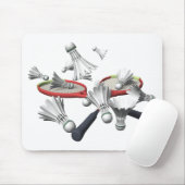 Badminton Mousepad (Mit Mouse)