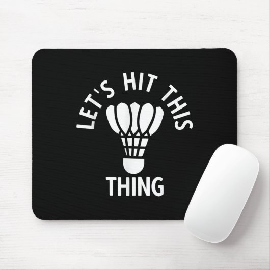Badminton Mousepad (Mit Mouse)