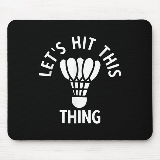 Badminton Mousepad (Vorne)