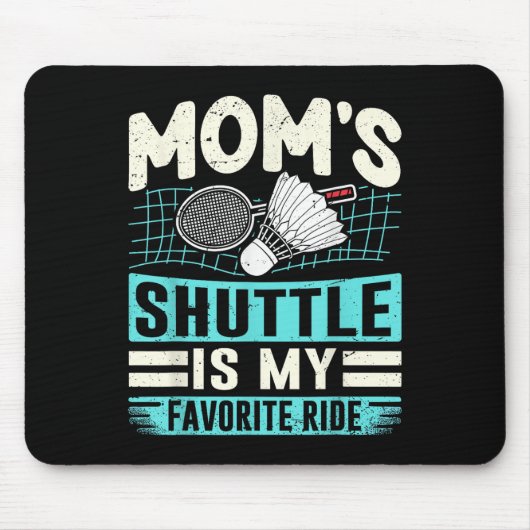 Badminton-Mütter-Shuttle - Kinder liebende Mutter Mousepad (Vorne)