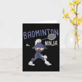 Badminton Ninja Kids Shuttle Boy Badminton Karte (Gelbe Blume)