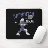 Badminton Ninja Kids Shuttle Boy Badminton  Mousepad (Mit Mouse)