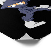 Badminton Ninja Kids Shuttle Boy Badminton Poster (Ecke)