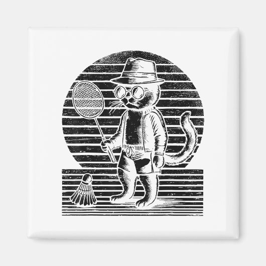 Badminton Ninja Shuttle Magnet (Vorne)