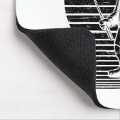 Badminton Ninja Shuttle Mousepad (Ecke)