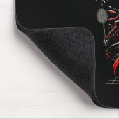 Badminton Ninja Shuttle Mousepad (Ecke)