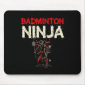 Badminton Ninja Shuttle Mousepad (Vorne)