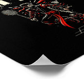 Badminton Ninja Shuttle  Poster (Ecke)