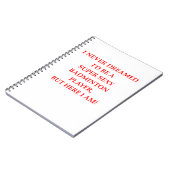 Badminton Notizblock (Linke Seite)