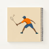 Badminton Notizblock (Rückseite)