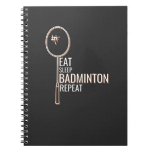 Badminton Notizblock