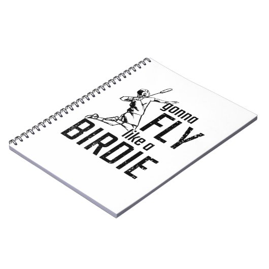 Badminton Notizblock (Linke Seite)