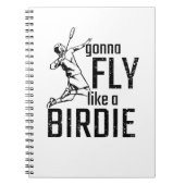 Badminton Notizblock (Vorderseite)