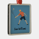 Badminton Ornament Aus Metall (Rechts)