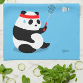 Badminton Panda Erfrischung Sporttuch Geschirrtuch (Gefaltet)
