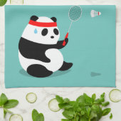 Badminton Panda Erfrischung Sporttuch Geschirrtuch (Gefaltet)