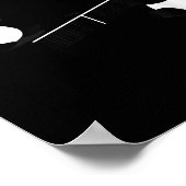 Badminton Panda Volley Poster (Ecke)
