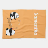 Badminton Pandas Sporttuch Geschirrtuch (Horizontal)