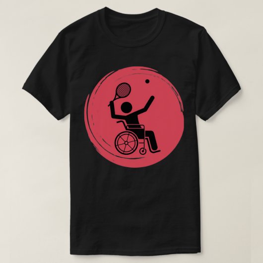 Badminton Paralympics T 1 T-Shirt (Design vorne)