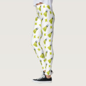 Badminton Pattern - Badminton-Leggings - Shuttle Leggings (Links)