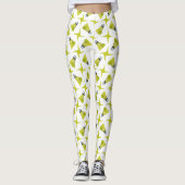 Badminton Pattern - Badminton-Leggings - Shuttle Leggings (Vorderseite)