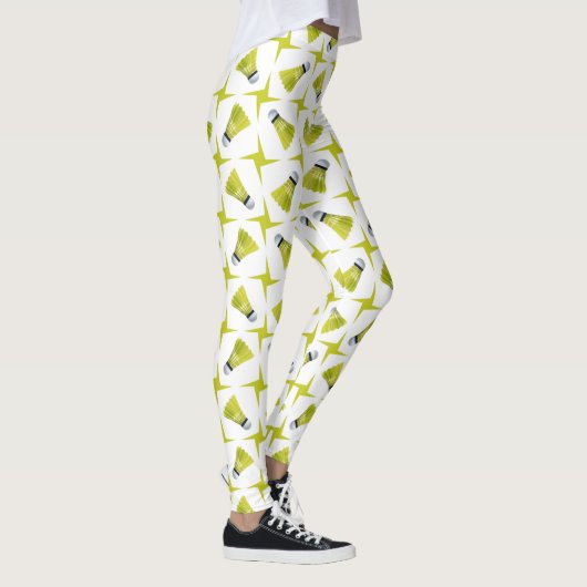 Badminton Pattern - Badminton-Leggings - Shuttle Leggings (Rechts)