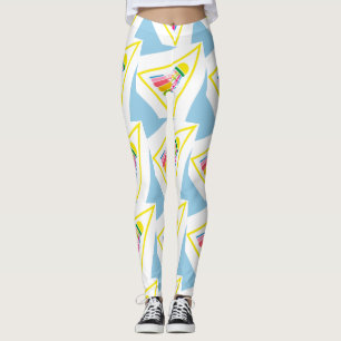 Badminton Pattern - Badminton-Leggings - Shuttle Leggings