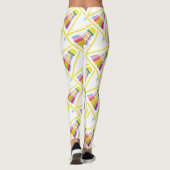Badminton Pattern - Sommer-Leggings - Shuttle Leggings (Rückseite)