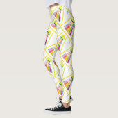 Badminton Pattern - Sommer-Leggings - Shuttle Leggings (Links)