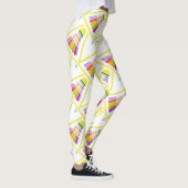 Badminton Pattern - Sommer-Leggings - Shuttle Leggings (Rechts)