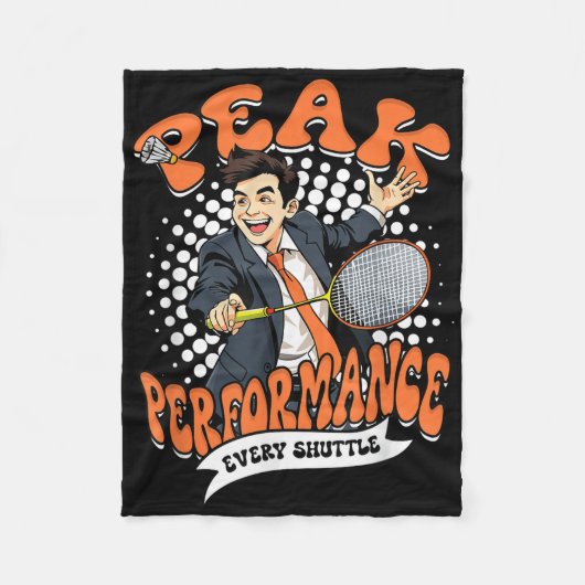 Badminton Peak Performance Every Shuttle Fleecedecke (Vorderseite)