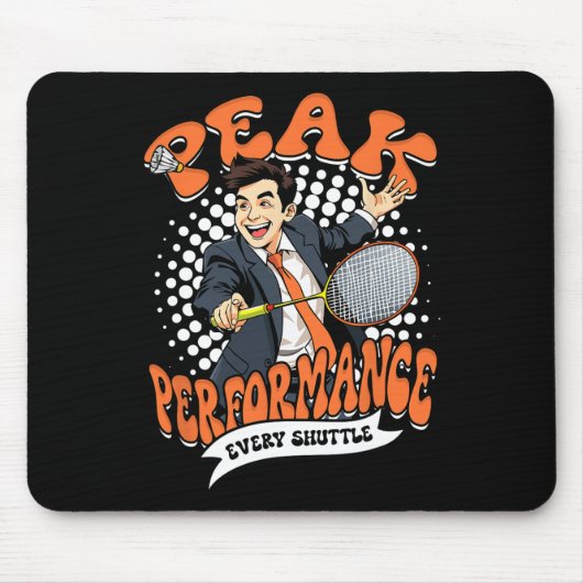 Badminton Peak Performance jedes Shuttle Mousepad (Vorne)