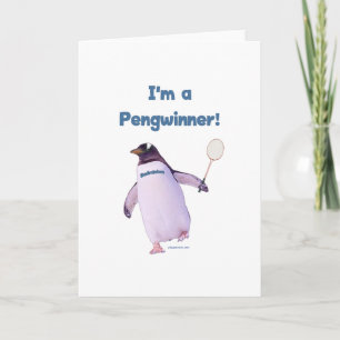 Badminton Penguin Karte