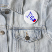 Badminton-Piepmatz Button (Beispiel)
