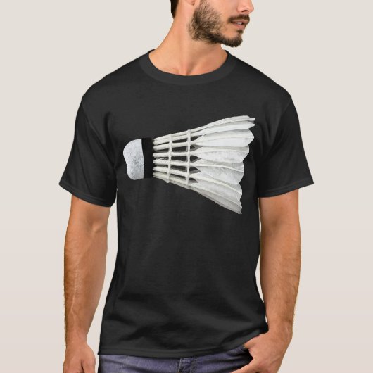 Badminton-Piepmatz Shuttlecock T-Shirt (Vorderseite)